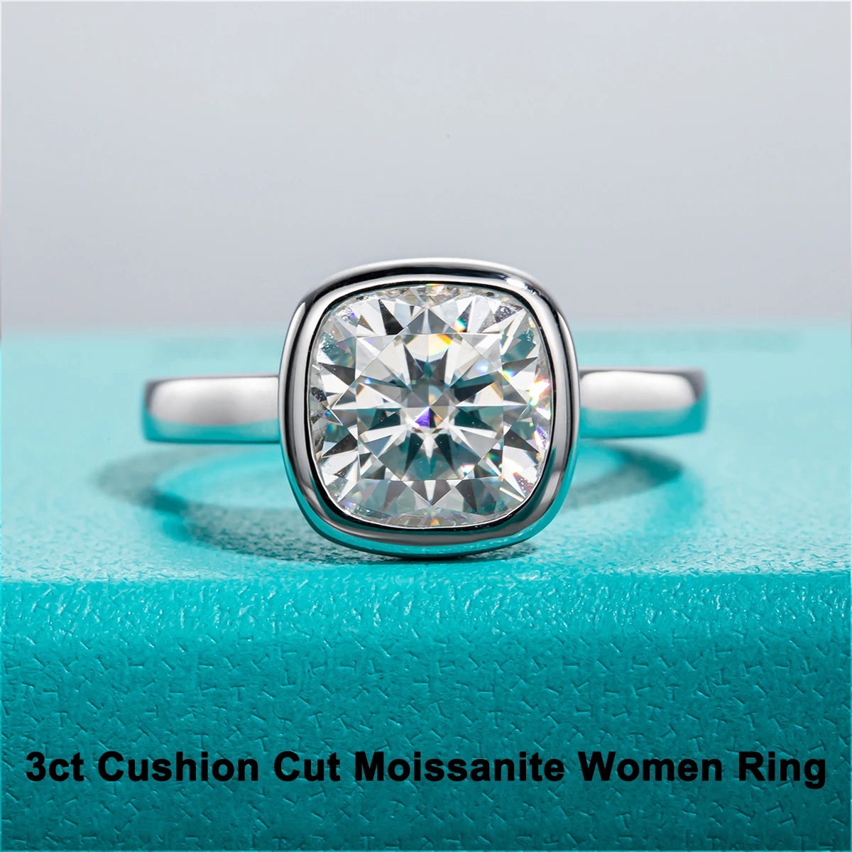 AnuJewel D Color Moissanite Couple Rings