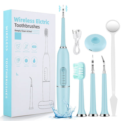 Ultrasonic Electric Sonic Dental Scaler Stain Tartar Calculus Remover Teeth Whitening Cleaning Waterproof Electric Toothbrush - AGTC