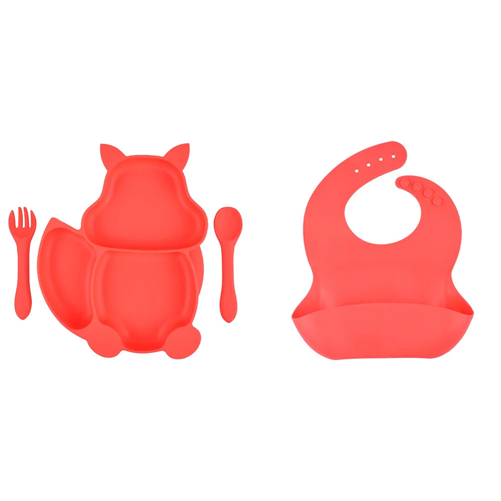 Silicone Baby Dinnerware Set-8