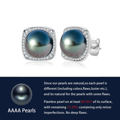 Tahitian Pearl Stud Earrings 