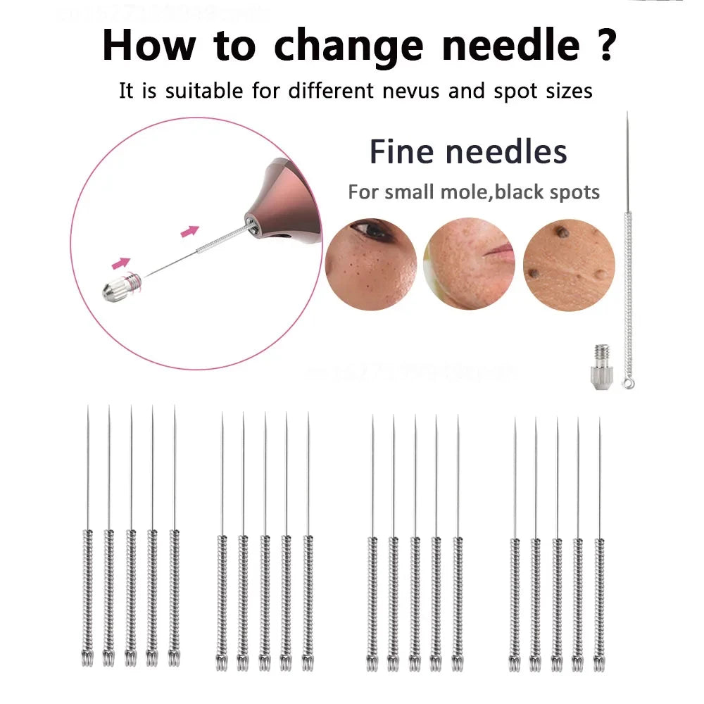 Plasma Pen Needles (100/50pcs) | Replacement Tips for Mole, Tattoo & Spot Removal