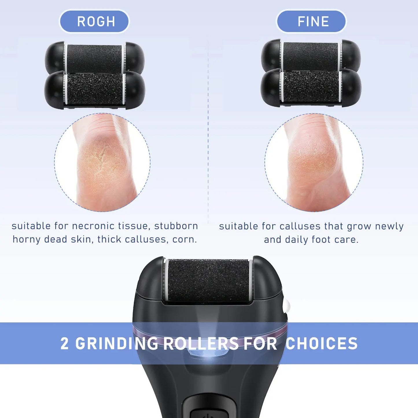 Professional Electric Foot File for Dead Skin and Callus Removal - AGTC