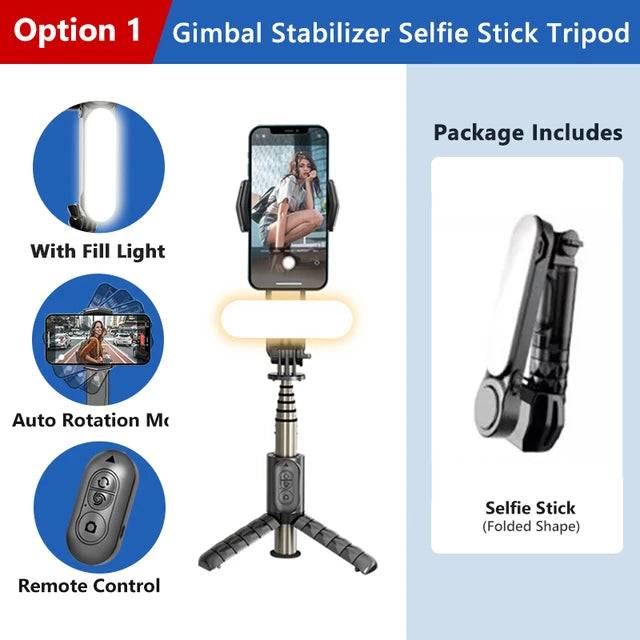 2023 Gimbal Stabilizer with Fill Light - AGTC