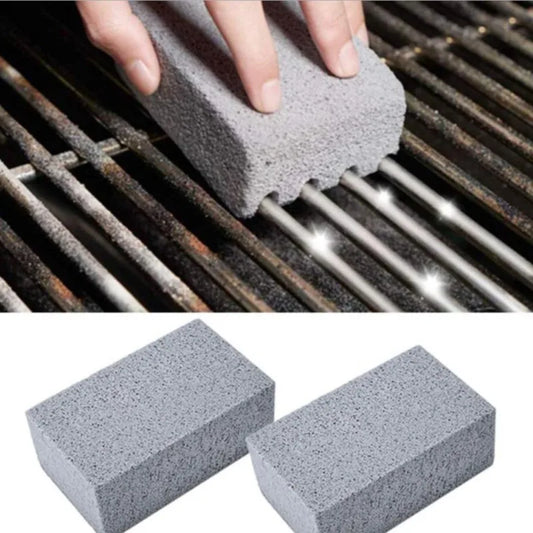 BBQ Grill Cleaning Brick Block - Pumice Stone for Barbecue Rack
