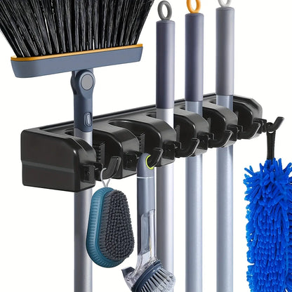 Multi-Functional Wall Mounted Mop Holder - Home Kitchen Storage - AGTC