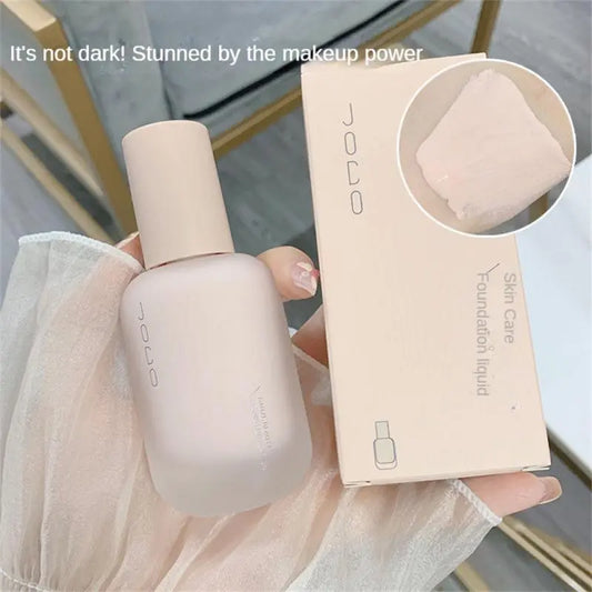 Flawless Base: Concealer Liquid Foundation for High Coverage - Oil-Control, Moisturizing, and Breathable for Lasting Korean Cosmetics Glam! - AGTC