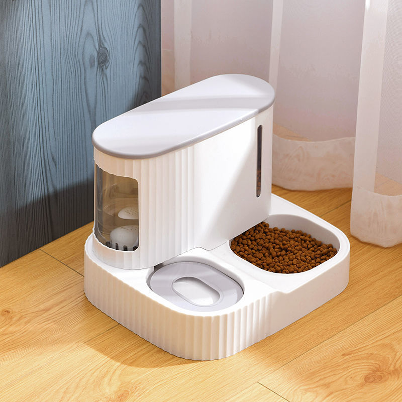 Automatic Pet Feeder Wet Dry Separation 3L Cat Food Bowl 850ML Water Bottle Large Capacity Dog Cat Food Dispenser Pet Supplies - AGTC
