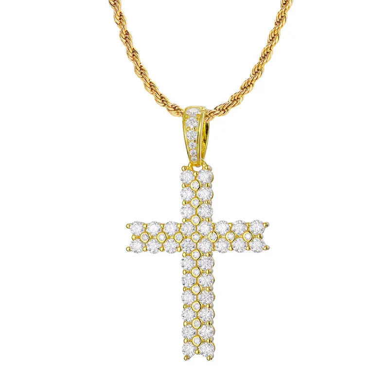 Best Moissanite Cross Pendant Necklace