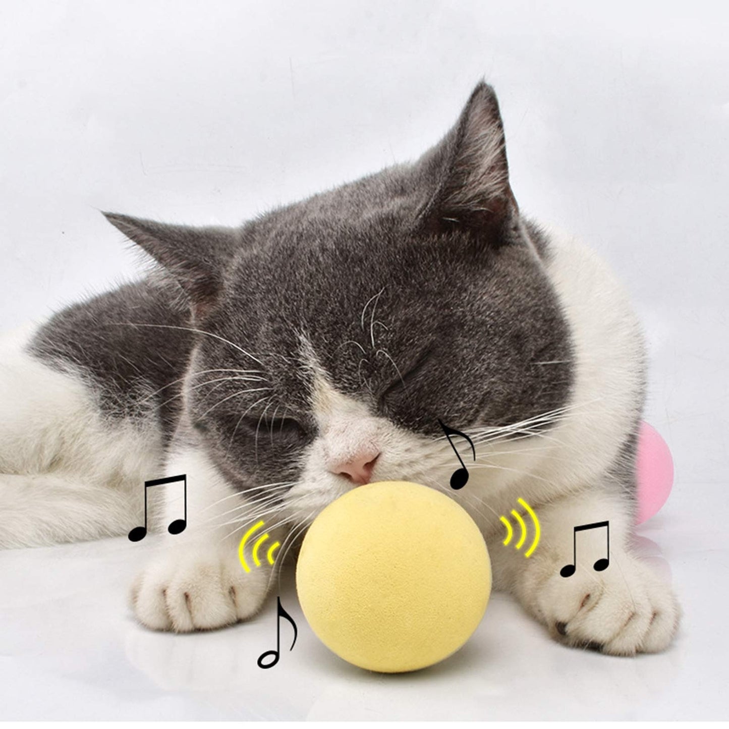 Smart Cat Toys Automatic Rolling Ball Electric Cat Toys Interactive For Cats Training Self-moving Kitten Toys Pet Accessories - AGTC