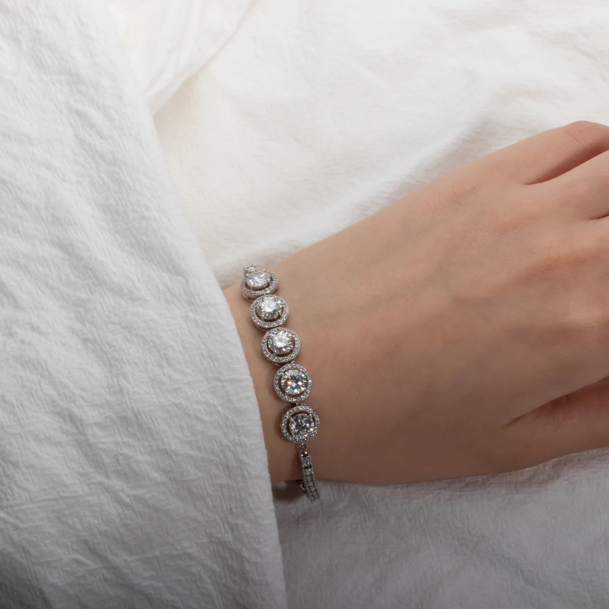 Bracelet displayed on a woman's wrist