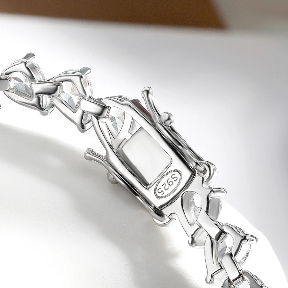 Close-up of 925 sterling silver hallmark