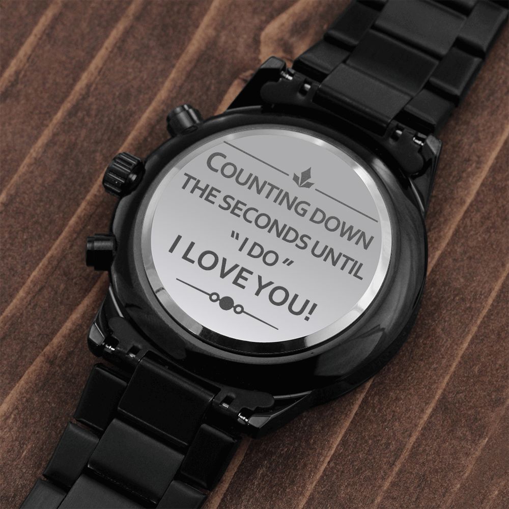 Future husband engraved message watch. Say it with Love <3 - AGTC