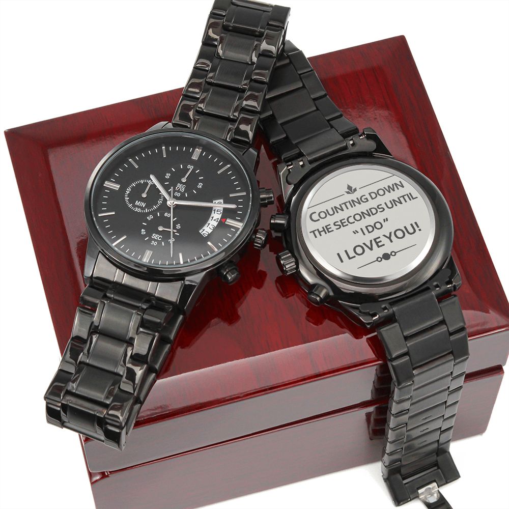 Future husband engraved message watch. Say it with Love <3 - AGTC
