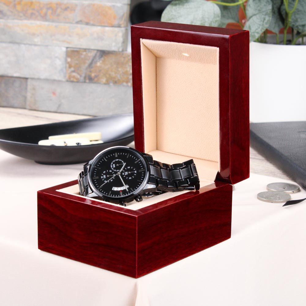 Future husband engraved message watch. Say it with Love <3 - AGTC