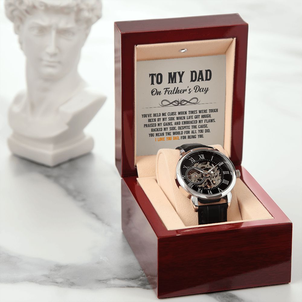 An Unforgettable Father's Day: Show Your Love with a Personalized Watch Box and a Touching Message - AGTC