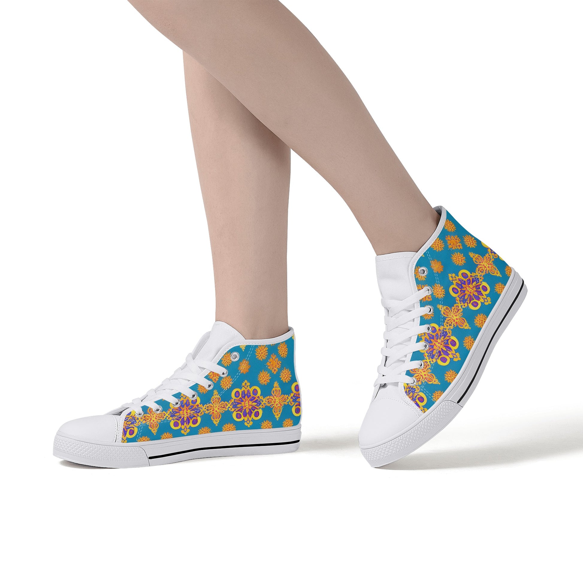 Arabesque | Womens Lightweight High-Top Canvas Shoes | Comfortable, Stylish, and Durable - AGTC