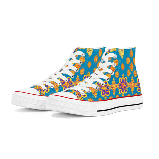 Beauty | Women's Classic High-Top Canvas Shoes | Stylish, Comfortable, and Durable - AGTC