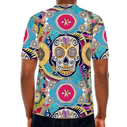 Skulls | Mens All Over Print T-shirts - AGTC