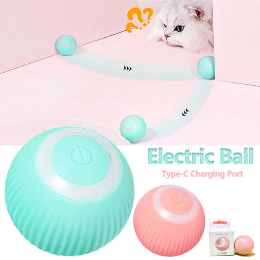 Smart Cat Toys Interactive Rolling Ball | Keep Your Cat Entertained and Active - AGTC